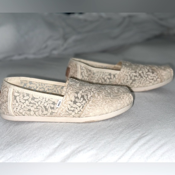 TOMS Natural Botanical Lace Wmn Alpargata - Picture 1 of 7